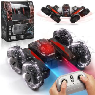 Rc Race 2.4G Rotating Remote Control With 360 Flips Double Sided Fast Rc Stunt Car With LED Lights