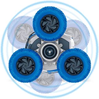 Waterproof Stunt RC Drift Car Remote Control Double Sided Driving 360 Flips Rotating 6-Channel 40m Range Charger